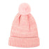 Foote Street Glitter Knit Beanie With Pom Pom For Children Pink M L