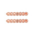 Wicked Sista Large Beaded Hair Clips in Rose Pink and Pink 2PCS