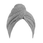 Wicked Sista Grey Waffle Turban Hair Towel