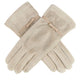 Wicked Sista Ivy Faux Fur Gloves With Bow Bone