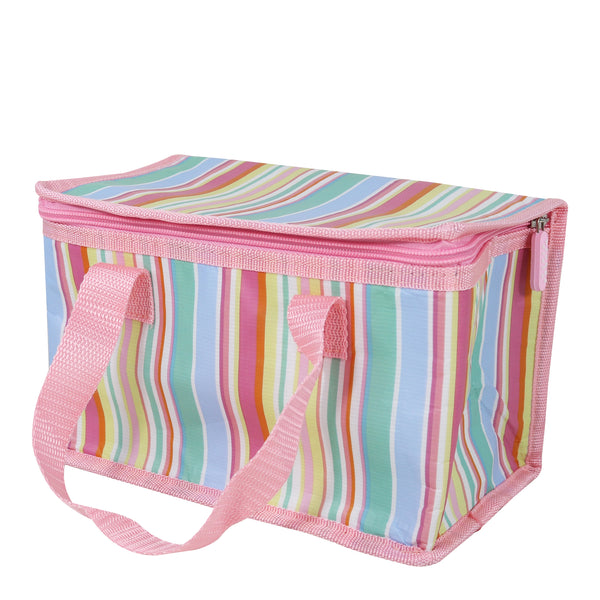 Wicked Sista Recycled Lunch Tote Candy Stripes