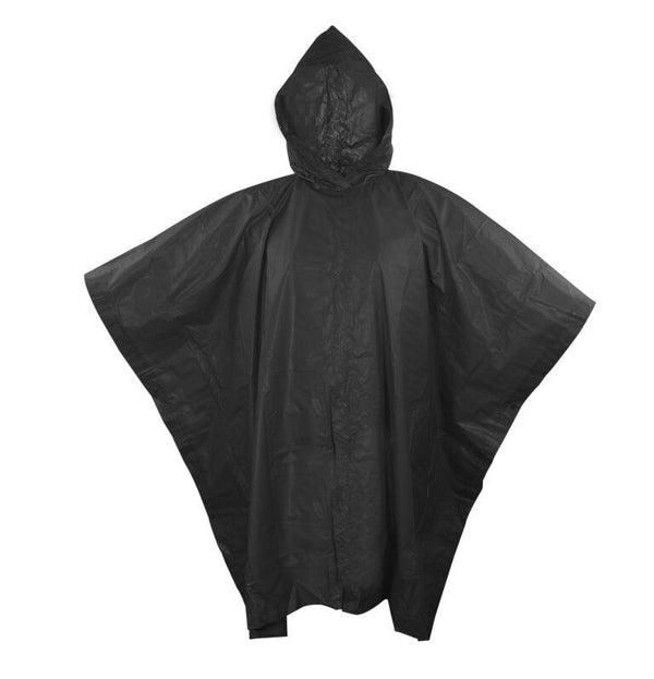 Wicked Sista Rain Poncho Black