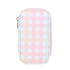 Wicked Sista Zipper Manicure Set Pastel Gingham