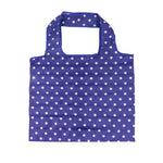 Wicked Sista Eco Basics Recycled Shopping Bag Denim Polka 50 x 42CM