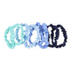 Wicked Sista Slim Satin Scrunchie Set - Blue