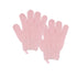 Wicked Sista Recycled Exfoliating Gloves for Body Scrub and Tan Prep Pale Pink