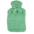 Wicked Sista Hot Water Bottle Cover Faux Fur Sea Green