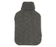 Wicked Sista Cable Knit Weave Hot Water Bottle Cover Charcoal