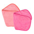 Wicked Sista Coral/pink large makeup remover towel duo