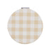 Wicked Sista S Round Compact Mirror with a Classic Gingham Design