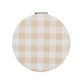 Wicked Sista S Round Compact Mirror with a Classic Gingham Design