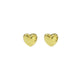Wicked Sista Gold Sweetheart Stud Earrings