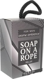 Arome Ambiance Therapy Man Relax Soap on a Rope with Sandalwood and Cypress 200G