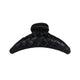 Wicked Sista Black Weave Leatherette Claw Clip 110mm
