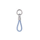 Wicked Sista Weave Loop Keyring in Steel Blue and Silver
