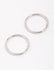 Wicked Sista Surgical Steel Plain Sleeper Earrings Silver 12MM