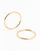 Wicked Sista Surgical Steel Sleeper Earrings Gold 14MM