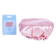 Priceline Waterproof Fabric Shower Cap in Pink