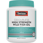 Swisse Ultiboost Odourless High Strength Wild Fish Oil 400 Capsules