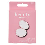 Priceline Compact Magnifying Mirror with 2x Magnification for Travel and Handbag