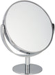 Premium Chrome Tall Round 10x Magnifying Mirror