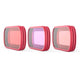PGYTECH Filter for Osmo Pocket Diving Set Professional Magenta Snorkel Red