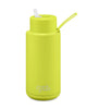 FRANK GREEN Ceramic Reusable Bottle with Push Button Lid 1 Litre
