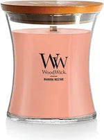 WoodWick Manuka Nectar Hourglass Scented Candle with Crackling Wick 275G