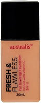 Australis Fresh & Flawless Full Coverage Foundation - Warm Sand