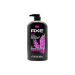 Axe 3In1 Excite Coconut And Black Pepper Body Face Hair Wash 1L
