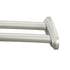 Moen Double Curved Shower Curtain Rod in Brushed Nickel Adjustable Wall Mounted Stainless Steel 57 to 60 Inches