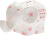 My First Elephant Money Box Bank for Nursery Decor