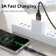 540 Degree Rotate Magnetic Charging Cable (1m and 2m) Bundle