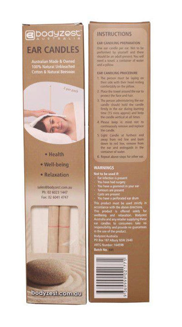 Bodyzest Ear Candles 1 Pair