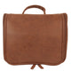 Wicked Sista Mens Chestnut Wash Bag with Hanging Hook