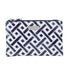 Wicked Sista  Demi Geo Large Flat Purse Cosmetic Makeup Bag Travel Toiletry Organiser