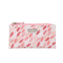 Wicked Sista Coral Leaves Small Flat Purse