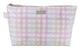 Wicked Sista Pastel Gingham Luxe Large Cosmetic Bag