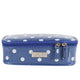Wicked Sista Denim Polka Dot Rectangle Brush Bag 21.5cm X 11.5cm X 7.5cm