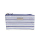 Wicked Sista Collection Serenity Stripe Small Flat Purse