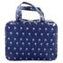 Wicked Sista Mini Palm Navy Large Hold All Cosmetic Bag