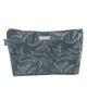 WIcked Sista Leaf Lines Large Luxe Cosmetic Bag for Travel and Makeup Storage
