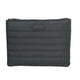 Wicked Sista Quilted Black Flat Cosmetic Bag Pouch 23CM x 16CM