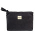 Wicked Sista Large Corduroy Cosmetic Bag Charcoal