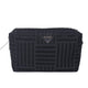 Wicked Sista Terry Tile Duffle Cosmetic Bag Black