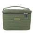 Wicked Sista Quilted Small Vanity Case Khaki Cosmetic Makeup Toiletry Travel Bag