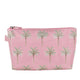 Wicked Sista Island Palm Luxe Large Cosmetic Bag