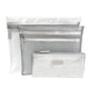 Wicked Sista Jenna Trio Purse Set Silver Purse