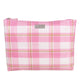 Wicked Sista Modern Check Extra Large Flat Cosmetic Bag