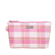 Wicked Sista Modern Check Luxe Medium Cosmetic Bag